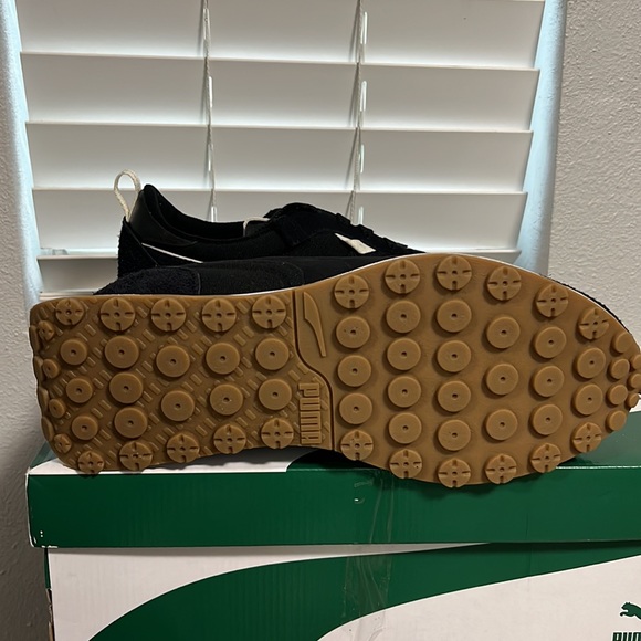 NWT Men's Puma Rider Future Vintage Casual Sneakers - Black Suede - 39016702 - Picture 8 of 11